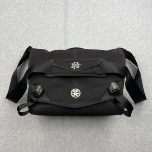 Crumpler The Seven Million Dollar Home Camera Bag Black/Lime Buckle Sling Strap